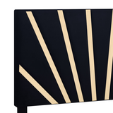Nico Black King Size Platform Bed
