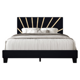 Nico Black King Size Platform Bed