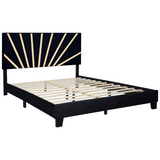 Nico Black King Size Platform Bed