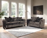 510 Chocolate Sofa & Loveseat Set