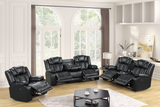 Ace Black 3PC Reclining Set