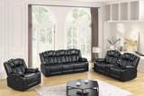Ace Black 3PC Reclining Set
