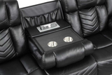 Ace Black 3PC Reclining Set