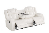Ace White 3PC Reclining Set