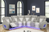 IBIZA POWER/POWER Gray Reclining Sectional
