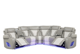 IBIZA POWER/POWER Gray Reclining Sectional