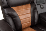IBIZA POWER/POWER Brown Reclining Sectional