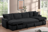 July Multi Color Double Storage Chaise Sectional