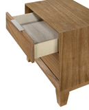 Florian Natural Wood Upholstered Storage Bedroom Set
