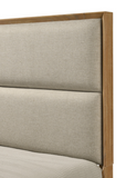 Florian Natural Wood Upholstered Storage Bedroom Set