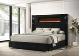 Romance2 Multicolor Queen Size Platform Bed
