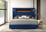 Romance2 Multicolor Queen Size Platform Bed