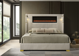 Romance2 Multicolor Queen Size Platform Bed