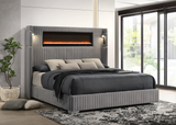 Romance2 Multicolor Queen Size Platform Bed