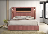 Romance2 Multicolor Queen Size Platform Bed