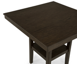 Lester Brown/Beige 5-Piece Counter Height Dining Set