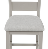 Lester Greige 5-Piece Counter Height Dining Set