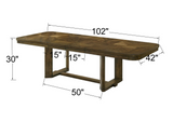Broadmoor Brown Extendable Dining Set
