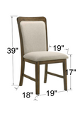 Broadmoor Brown Extendable Dining Set