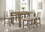 Cockrell Brown/Beige Extendable Counter Height Set