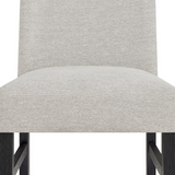 Jules Black/Light Gray Faux Marble Dining Set