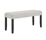 Jules Black/Light Gray Faux Marble Dining Set