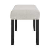 Jules Black/Light Gray Faux Marble Dining Set