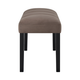 Vega Black/Brown Faux Marble Dining Set
