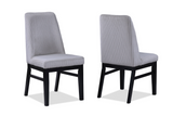 Hadley Black/Light Gray Faux Marble Top Round Dining Set