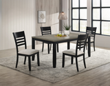 Folio Black/Neutral Dining Set