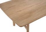 Arden Warm Wood/Beige Dining Set
