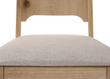 Arden Warm Wood/Beige Dining Set
