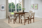 Gregory Beige/Brown Dining Set