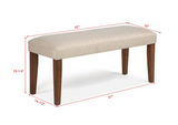 Gregory Beige/Brown Dining Set
