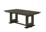 Herbert Espresso/Beige Extendable Dining Set - OLIVIA FURNITURE