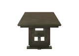 Herbert Espresso/Beige Extendable Dining Set - OLIVIA FURNITURE