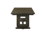 Herbert Espresso/Beige Extendable Dining Set - OLIVIA FURNITURE