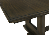 Herbert Espresso/Beige Extendable Dining Set - OLIVIA FURNITURE