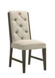Herbert Espresso/Beige Extendable Dining Set - OLIVIA FURNITURE