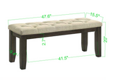 Herbert Espresso/Beige Extendable Dining Set - OLIVIA FURNITURE