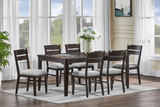 Higgins Dark Oak Dining Set - OLIVIA FURNITURE