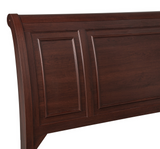 Claribelle Cherry Storage Sleigh Bedroom Set