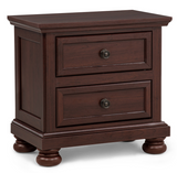 Claribelle Cherry Storage Sleigh Bedroom Set
