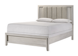 Carlton White Mist Upholstered Bedroom Set - OLIVIA FURNITURE