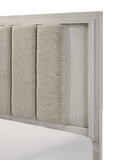 Carlton White Mist Upholstered Bedroom Set - OLIVIA FURNITURE