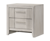 Carlton White Mist Upholstered Bedroom Set - OLIVIA FURNITURE