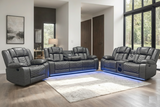 Ace Gray 3PC Reclining Set