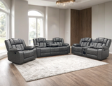 Ace Gray 3PC Reclining Set