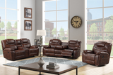 Galveston Brown 3PC OVERSIZED Reclining Set