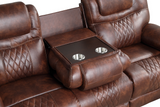 Galveston Brown 3PC OVERSIZED Reclining Set